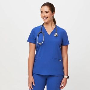 Women’s Casma Three-Pocket Scrub Top - Denim